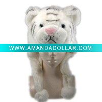 Wholesale plush tiger hat, animal hat