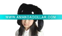 Wholesale plush cartoon hats winter hats animal shape hats