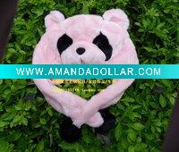 Wholesale winter animal hat,pink panda hat