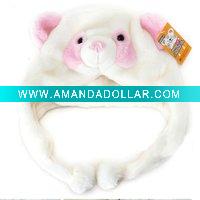 Wholesale plush bear hats winter hats animal hats