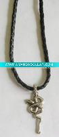 Leather necklace