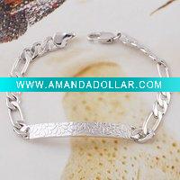 2011 copper with rhodium plated fashion accessories bracelet(S2G2464-A106)