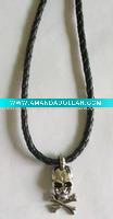 Leather necklace