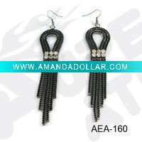 fashion party earring at gun black color