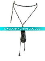 Wholesale Fashion shoe necklace
