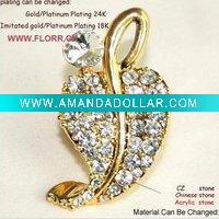Wholesale Fashion alloy stone Brooch D90146