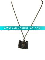 Camera pendant necklace