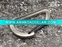 Wholesale Titanium metal Key Ring,titanium key buckle,titanium key chain