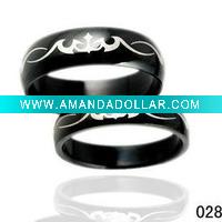 Wholesale Stainless steel ring welded stainless steel ring 316l stainless steel ring titanium steel ring 028