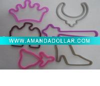 silicone bands princess shape