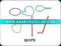 silicon band shape rubber band