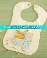 Wholesale certified organic cotton baby bibs