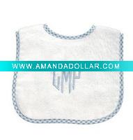 Wholesale certified organic cotton baby bibs