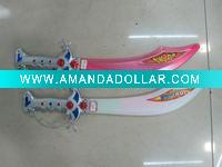 newly latest hot sell plastic led flashing color change sword electronic toys for children