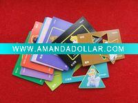 children color and shape paper card