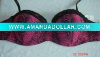 U-Shape, Made Of Swim Fabric With Print Sexy Bra