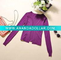Wholesale [dc1050] free shipping hot selling wholesale! retail,top grade 100%cotton half sleeve lady knit cardigan