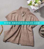 Wholesale [db1714] 2011 new designer wholesale retial cheap woolen elegant mash-up cotton lady cardigan