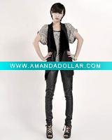 Wholesale [db1703] 2011 new designer wholesale cheap mash-up cotton lady waistcoat