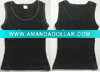 Wholesale 100% Cotton Fahsion Ladies' Vest