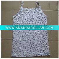 Wholesale wholesale! girls' vest,cheap vest