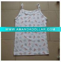 Wholesale wholesale! girls' vest,cheap vest