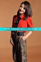 Wholesale [dd0801]new arrive wholesale retail reaction design bowknot lapel half sleeve soft chiffon lady blouse