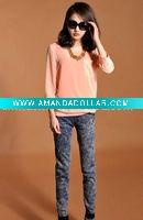 Wholesale [zb03043]New arrive high quality wholesale and retail westernism design warm color lady blouse