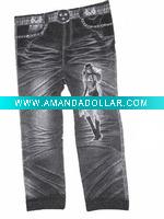 Wholesale 2011 new popular seamless jacquard women embroidered jeans