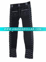 Wholesale 2011 new hot seamless jacquard fashionable jeans