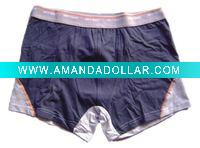 Wholesale men's fashion black boxer shorts boxer briefs