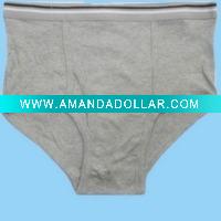 men's grey brief