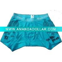 Wholesale men's boxer shorts (man undershorts, male underwear, man boxer)