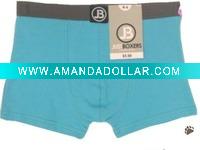 men's blue boxer