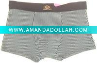 men's grey print boxer