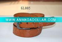 Top fashion genuine leather belt with embossing