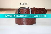 Top fashion genuine leather belt with embossing