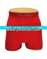 red men's seamless underwear
