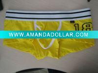 Yellow color mens boxers