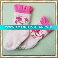 Wholesale ABS Kids girl terry socks