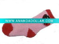 Wholesale 2011 Plush Socks For Girl's