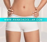 Wholesale White seamless boy shorts/white nylon boyshorts