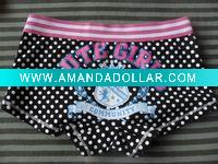 Wholesale 95% Cotton Lady Spot Candy Cute Panty