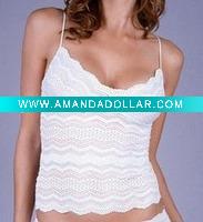 Wholesale lady's bamboo fiber camisoles/tank top/vest