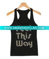 Wholesale LADIES' VEST WITH DIAMOND
