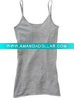 Wholesale lady's bamboo fiber camisoles/tank top/vest