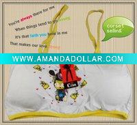 Wholesale lovely printed corset stock