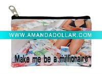 Wholesale New pink polyester wallet