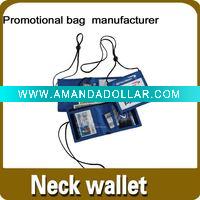 fashion neck wallet/neck purse/sports wallet