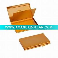 aluminum business card holder